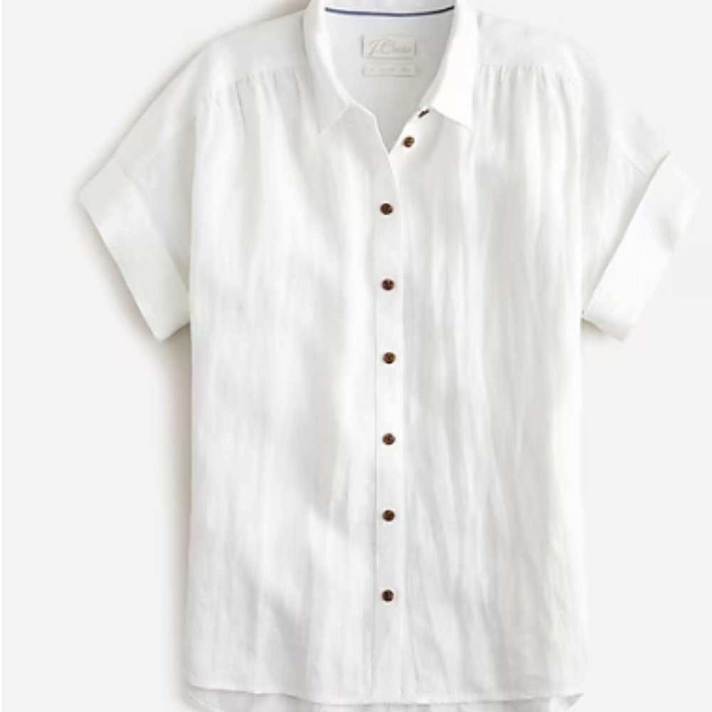 Relaxed-Fit Short Sleeve Baird McNutt Irish Linen Shirt